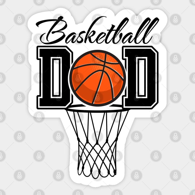 Basketball Dad Sticker by HolidayBug